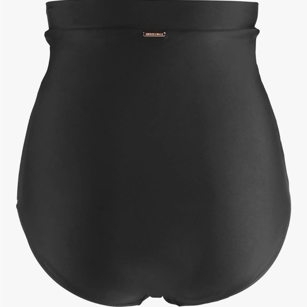 RELLECIGA Black Ruched Bikini Bottom - Picture 2 of 5